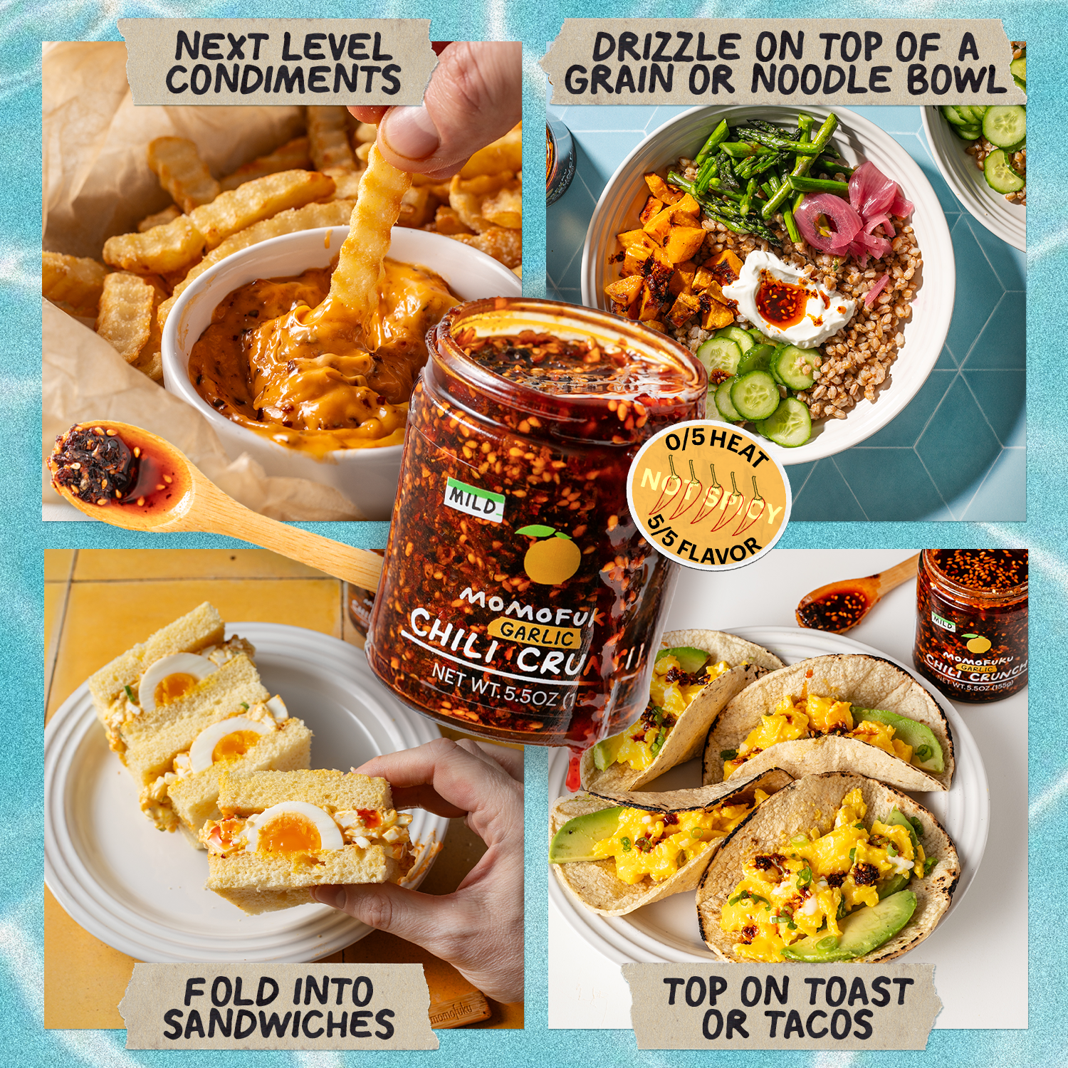Mild Garlic Chili Crunch - Modern Ready