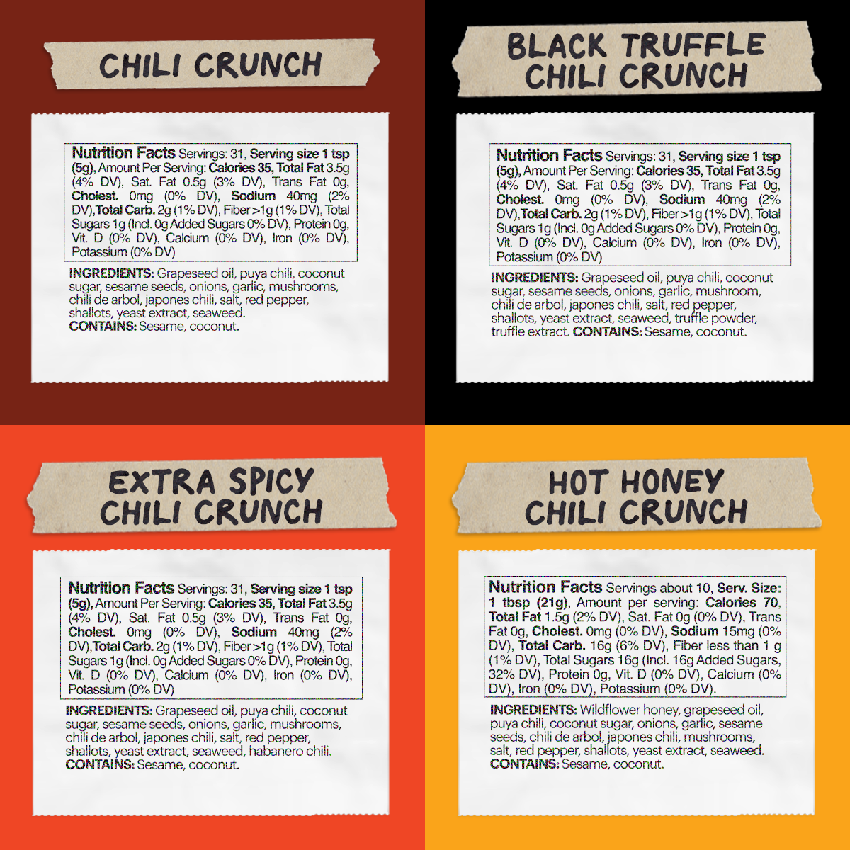 Chili Crunch Variety Pack - Daily Set