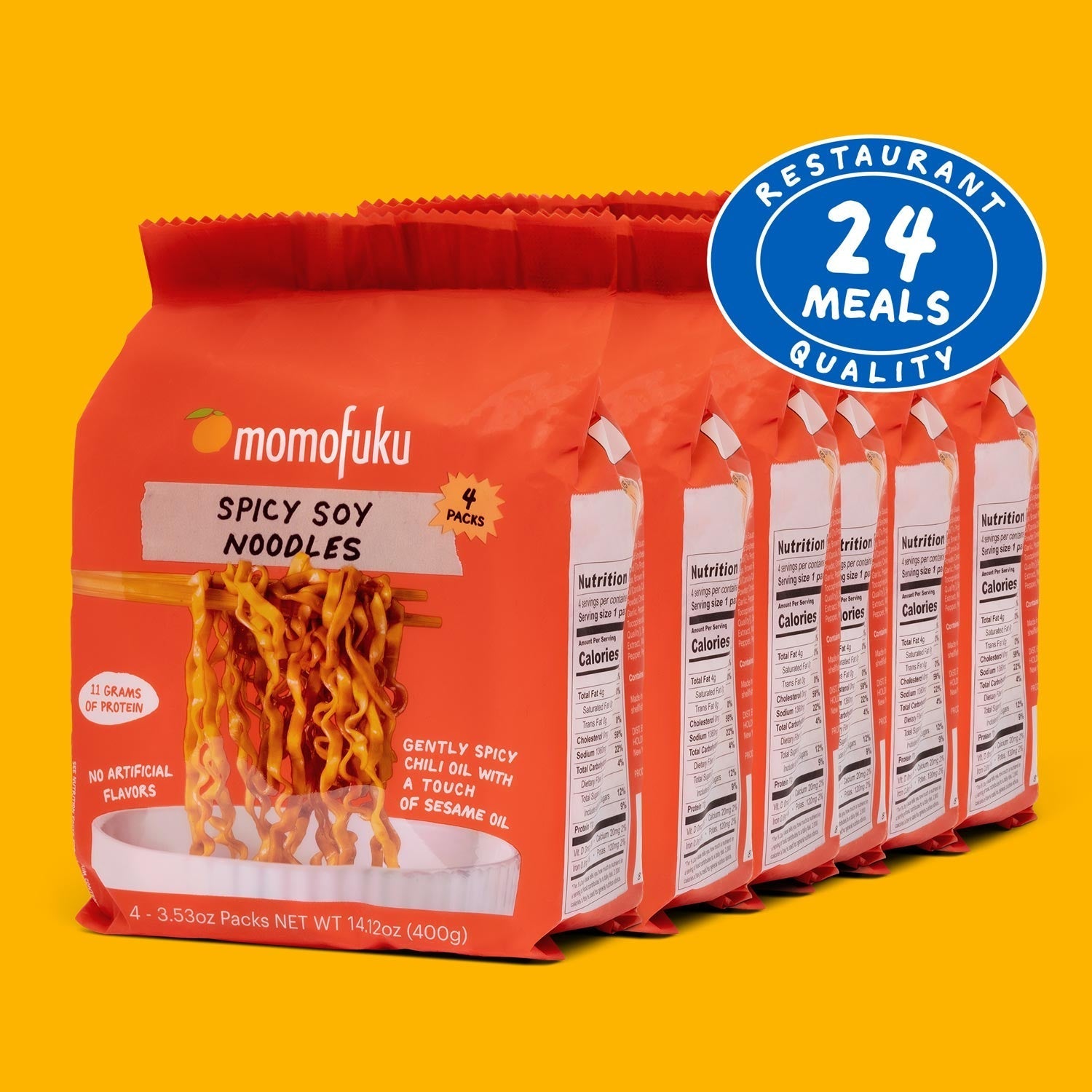 Spicy Soy Noodles | 24 Packs - Easy Choice